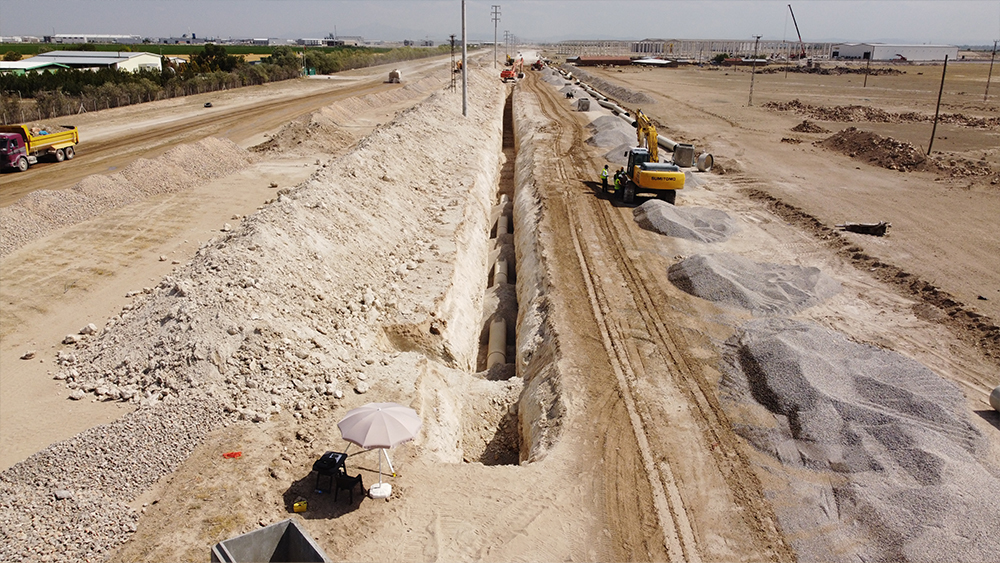 Çumra OSB Atık Su ve Yol Altyapısı Yapım İşi